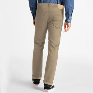 กางเกงยีนส์ขาตรงสำหรับผู้ชายกางเกงทรงสลิมฟิตแบบคลาสสิก - Product Image 6