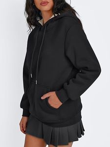 Jersey informal de invierno para hombre, con forro de Sherpa, Sudadera con capucha, tejido de algodón 100%, logotipo personalizable, bolsillo de calle - Product Image 2