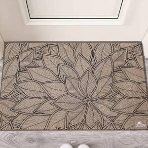Tapis de sol en lin FLORA moderne, antidérapant, lavable, 70x120 cm - Product Image 2