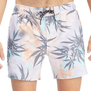กางเกงชายหาดสองชั้นพิมพ์ลายโลโก้ตามสั่งของผู้ชายกางเกงขาสั้นเล่นกระดานลายพื้นเป็นมิตรกับสิ่งแวดล้อม - Product Image 2