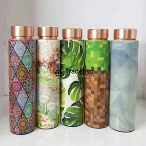 Eco-Conscious Wide Copper Bottle Tradebyd's Greener Plastic Drinkware for a Sustainable <b>Future</b> - Product Image 6