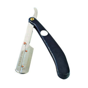 Navajas de Afeitar para Hombre, Uso en Salón, Acero Inoxidable Manual y Saludable con Mango de Plástico - Product Image 2