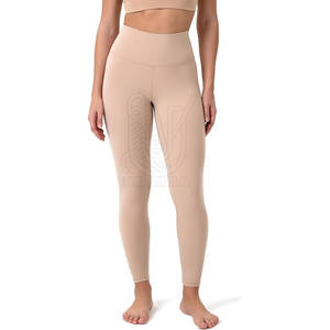 Pantalons de yoga pour femmes de haute qualité, best-sellers, avec taille élastique et motif uni, impression de logo personnalisée, écologiques, prix bas - Product Image 1