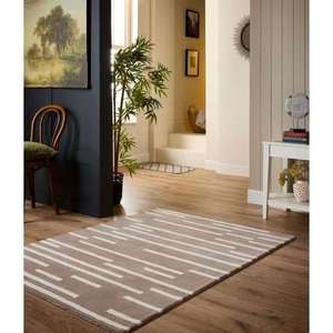 Handwoven <b>Boho</b> Wool <b>Rug</b> for Living Room Bedroom Hallway Decor - Product Image 5