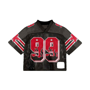 Custom Plus Size <b>Retro</b> American Soccer <b>Football</b> Jersey Moisture-Wicking Breathable Mesh Short Sleeve Shirt Sublimated Printing - Product Image 1