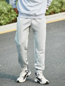 Pantalones Deportivos de Felpa para Hombre, 100% Algodón, Pantalones de Gimnasio Suaves y Cálidos, Cintura Elástica, Personalizados OEM, Casuales, para Entrenamiento y Descanso - Product Image 2