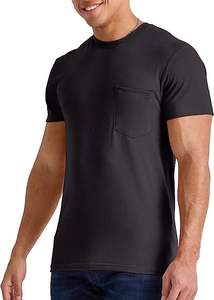 T-shirt personnalisé vierge T-shirts lourds grande taille T-shirts en coton pour hommes Fabricants de haute qualité - Product Image 2