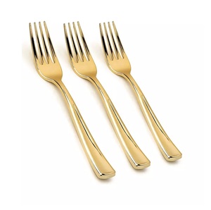 Latest Long Lasting Metal Fork in <b>Gold</b> Plated New Metal Flatware Fork for Fruits New Latest <b>Cutlery</b> <b>Set</b> in Wholesale Price - Product Image 1