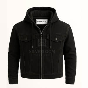 Chaqueta de invierno informal con capucha y cremallera para hombre con bolsillos delanteros prendas de vestir exteriores de moda para Otoño e Invierno - Product Image 4