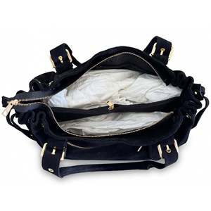 Soft <b>Handbag</b> in Genuine Suede Leather - Made in Italy - Art. 26147 - Product Image 5