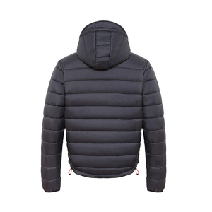 HIgh Wholesale Windproof Plain <b>Pullover</b> <b>Men</b> Puffer Jacket Custom Logo - Product Image 3