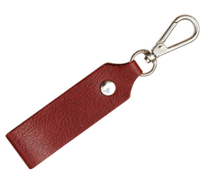 Llavero de cuero y llavero perfecto para Navidad Llavero de cuero loco genuino para hombres y mujeres - Product Image 1