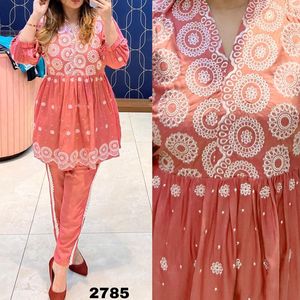 ชุดเดรสผ้า Kaftan Plazzo พิมพ์ลายดอกไม้สำหรับผู้หญิงชุดกระโปรงพิมพ์ลายดอกแบบลำลองทรงหลวม - Product Image 3