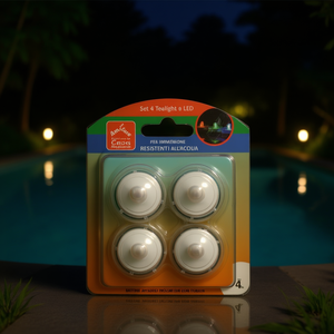 Juego de 4 Velas LED Tealight para Iluminación de Piscinas Art 8 Immersion - Product Image 3