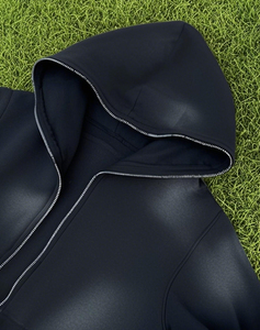 2025 survêtement court personnalisé Jogging acide fermeture éclair survêtement ensemble bouffée impression blanc Flare pantalons de survêtement et ensemble de sweat à capuche - Product Image 3