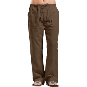 Pantalon de jogging pour homme, qualité supérieure, design personnalisé, nouvelle tendance, coupe décontractée, pantalon de yoga et de course, 100% lin, léger, haute qualité - Product Image 3