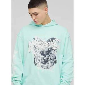 Sudaderas con Capucha con Estampado de Calavera Estilo Y2K para Hombre, Ropa de Invierno de Algodón Suave, Sudaderas con Impresión Personalizada, Servicio OEM/ODM - Product Image 6