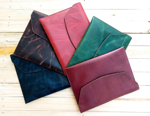 Housse de protection pour ordinateur portable vintage en cuir véritable fait à la main, légère et durable, pour hommes d'affaires, bureau, transport quotidien - Product Image 5