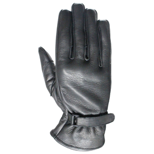 Gants de moto en cuir à doigts complets avec poignée antidérapante, fermeture à boucle et crochet résistante à l'usure pour la conduite quotidienne unisexe - Product Image 5