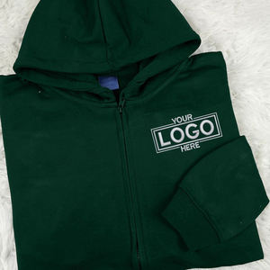 Sweat à capuche décontracté pour homme, en coton respirant, écologique, léger, avec cordon de serrage, poches et logo personnalisé - Product Image 3