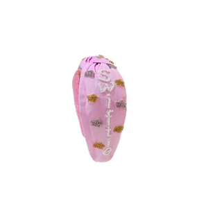 Hand Embellished Beaded Headbands From India Top Knotted <b>Hair</b> <b>Accessories</b> for Girls Women <b>Kids</b> - Product Image 3