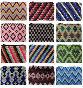 Elegante MD Artesanía Personalizado Bordado Semilla Cuenta Monedero Bolsa de mano Titular de La Moneda Bolsas de mano promocionales - Product Image 3