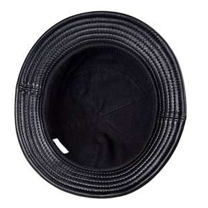 Sombrero de pescador de cuero Reversible de alta calidad para viajar, sombrero de pescador transpirable de Color negro para hombres y mujeres - Product Image 2