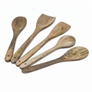 Cuchara de madera Tenedor Utensilio Set - Product Image 2