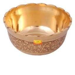 Bol alimentaire personnalisable en métal plaqué cuivre de haute qualité pour la maison, le dîner et les événements de mariage Resorts Party Tableware - Product Image 4