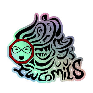 Autocollant en vinyle holographique IW Comics Art - Product Image 1