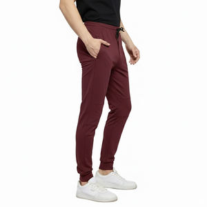Pantalones Deportivos de Hombre para Correr al Aire Libre, Gimnasio, Color Sólido, 100% Algodón, Secado Rápido, Transpirables, Corte Ajustado Informal - Product Image 3