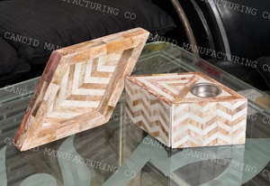 Mini brûleur d'encens arabe Bakhoor Mubkhara brûleur d'incrustation d'os naturel et de résine ensemble de Bakhoor pour les cadeaux de l'Aïd et du Ramadan - Product Image 4