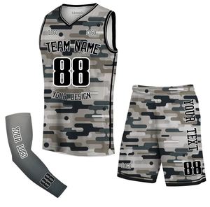 Conçu sur mesure, ensemble de maillots de basket unisexe pour adultes, uniforme d'entraînement de basket-ball uni respirant avec logo imprimé par sublimation - Product Image 2