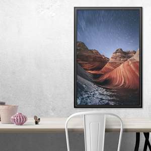 กรอบรูปโปสเตอร์ไม้สีดำ ขนาด 61 x 91.5 ซม. กรอบกระจก ดีไซน์หรูหรา สำหรับบ้านหรือสำนักงาน - Product Image 2