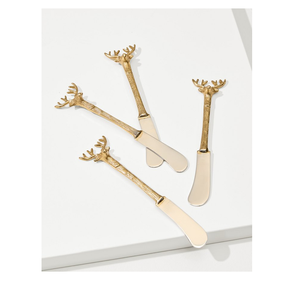 Couteaux à beurre Couteau à beurre Couteaux à fromage en laiton réutilisables et épandeurs Vaisselle Ensemble de couverts Couteau à beurre - Product Image 6