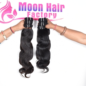 Cheveux humains vierges Remy bruts, extensions Bodywave, prix de gros, fabrication en Inde, commande en ligne maintenant - Product Image 1