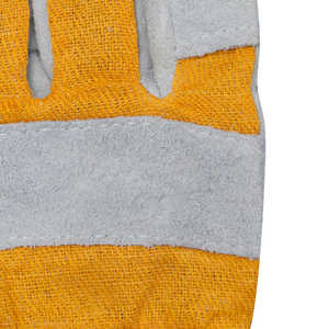 Gants de travail en cuir de vache fendu de qualité supérieure anti-chaleur personnalisés Offre Spéciale de protection des mains gants de travail de sécurité ignifuges gréeur - Product Image 6