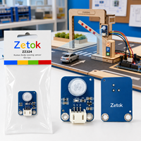 Zetok PIR - Capteur de mouvement pyroélectrique pour détection de présence humaine, module de détection photoélectrique intelligent et compact pour