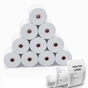Rollo de papel térmico directo de fábrica, papel de caja registradora, 80mm, 57mm, para recibo de cajero, POS, cajero, banco, rollo de papel térmico - Product Image 5