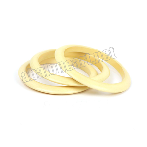 Bracelets enveloppés de fil avec miroir Bracelets en terre cuite avec motifs peints à la main Bracelets artisanaux indiens - Product Image 3