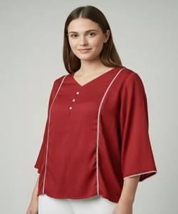 KURTI DE ALGODÓN CON FORRO DE BOTONES DE SEDA DELTA DE MODA, PARA USO DIARIO, PRECIO AL POR MAYOR, PRENDAS ÉTNICAS MULTICOLOR - Product Image 1