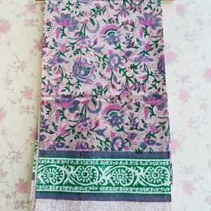 Handmade Floral Printed <b>Scarves</b> Beautiful Women Beach Pareo Organic Cotton <b>Scarf</b> Spring Summer Autumn Shawl - Product Image 1