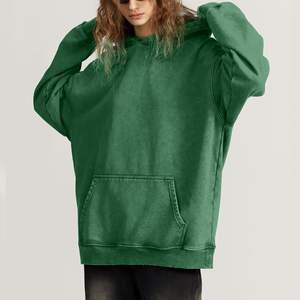 Sweat à capuche en molleton lavé à l'acide unisexe surdimensionné du fabricant professionnel impression de haute qualité hiver Vintage Streetwear Style Hip Hop - Product Image 4