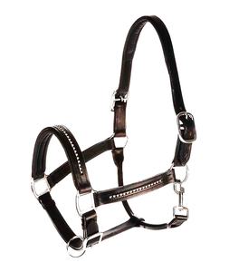 สายคล้องคอหนังอังกฤษประดับคริสตัลวัสดุบุนุ่มสำหรับนักขี่ม้า - Product Image 6