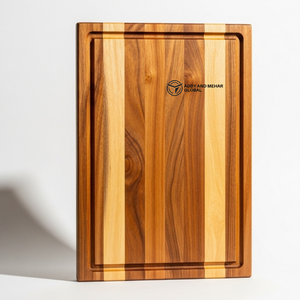 Tabla de cortar y servir de madera hecha a mano de primera calidad Durable Kitchen Essential - Product Image 1