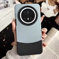 Coque mobile élégante 2025 Duo Color pour Mate 60 70 Pro Coque arrière antichoc pour IPhone 13 14 15 16 Pro Max