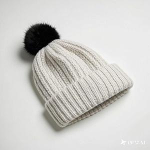 Gorros de Punto de Color Sólido de Alta Calidad para Hombre, Cálidos para Otoño e Invierno - Product Image 2