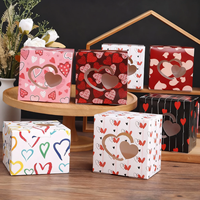 En stock – Boîte à gâteaux auto-érectrice moderne et écologique avec fond à verrouillage automatique pour boulangerie, confiseries et desserts – Design personnalisable