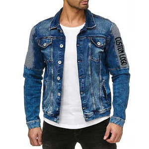 Nouvelles arrivées de veste en jean pour homme à prix réduit à l'usine veste en jean délavé déchiré de haute qualité pour homme - Product Image 1