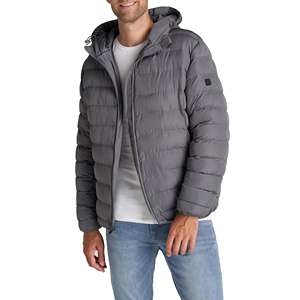 Best Arrival <b>Men's</b> Winter Quilted Puffer Jacket Thick Hooded Stand Collar Long Windbreaker High Street Canvas Low Price MOQ - Product Image 1